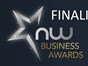 Finalist, NW Business Awards on a black background