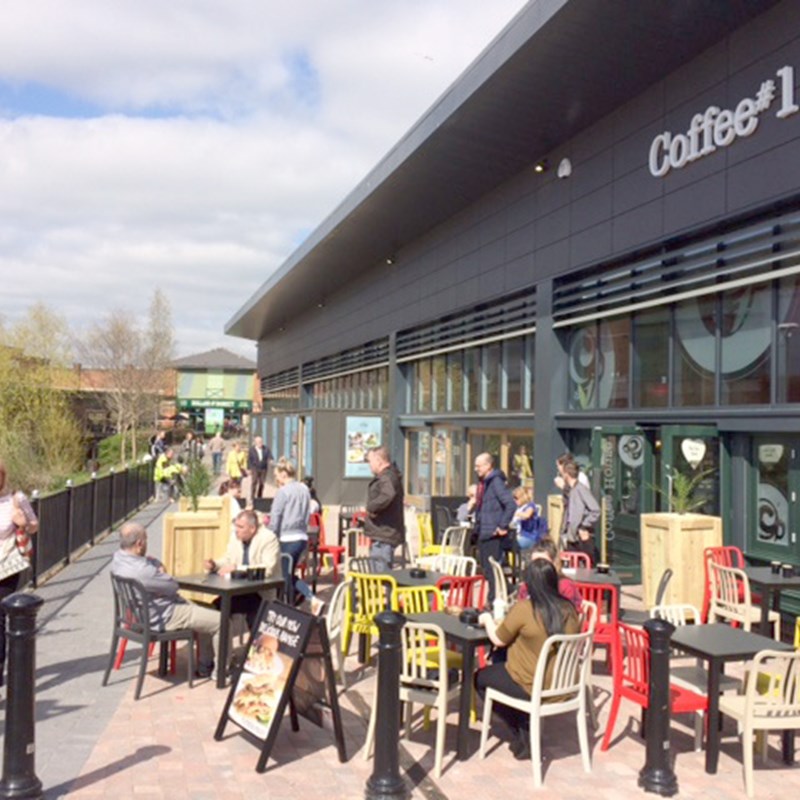 cafe with outdoor seating in Kidderminster