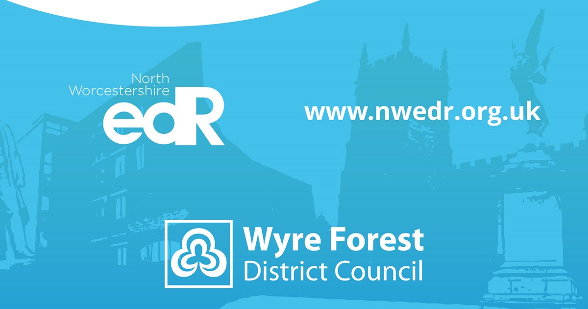 infographic with NWedR logo and Wyre Forest District Council logo on