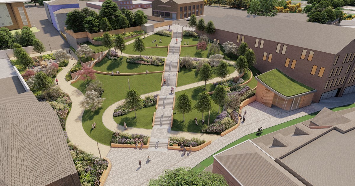 Artist's impression of Worcester Street Connectivity Regeneration
